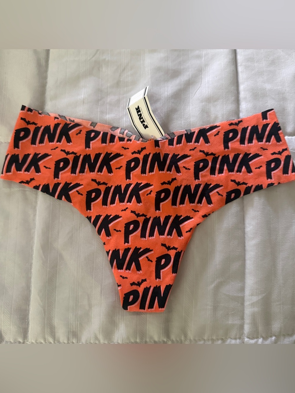 NWT Victoria’s Secret Pink Halloween thong panties